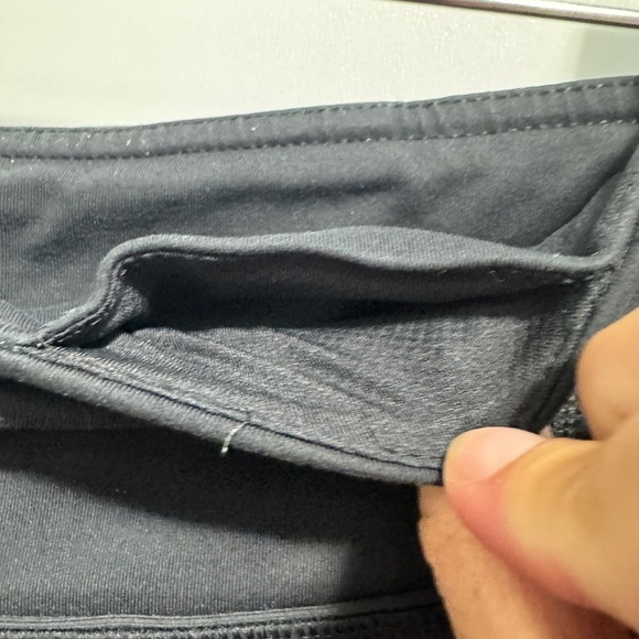 Lululemon Cropped Mesh Panel Pocket Leggings Black - Picture 7 of 9